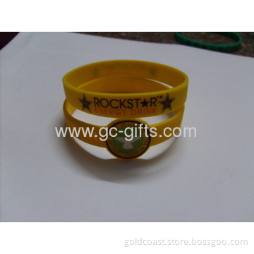Yellow Rubber Wristbands Cheap 